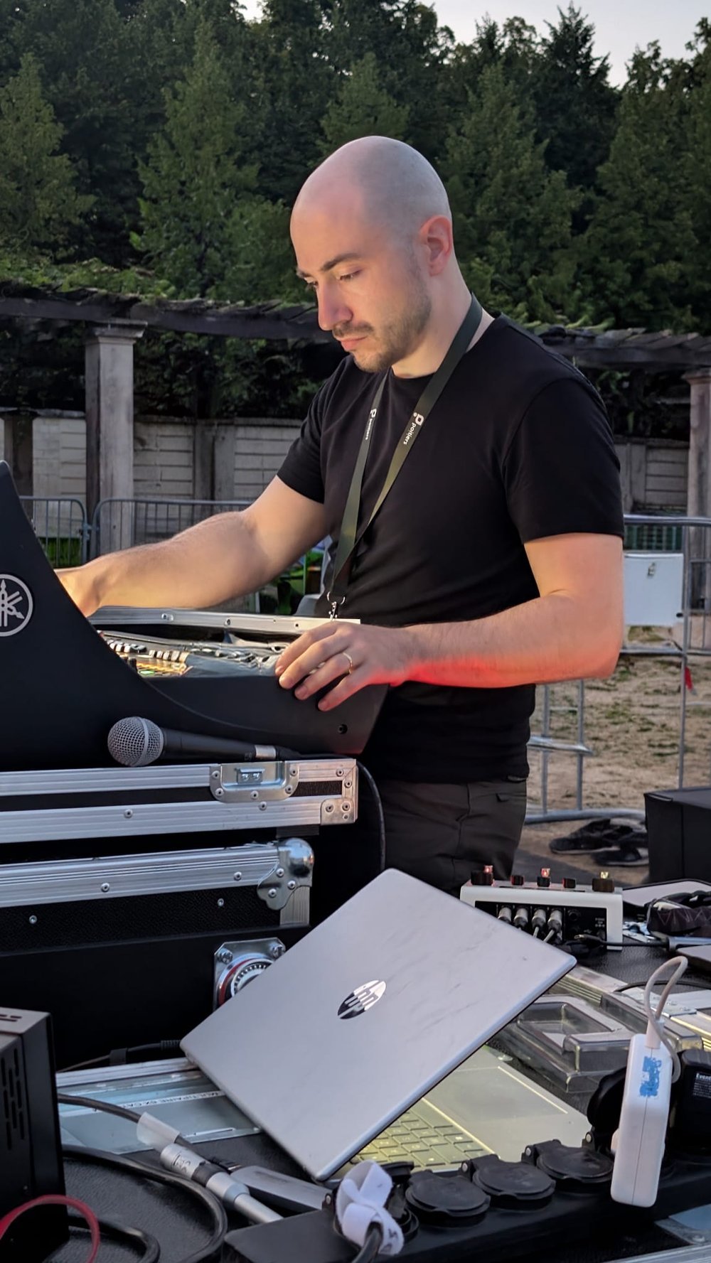 Alexandre Chaigne en régie FOH pour Labulkrack